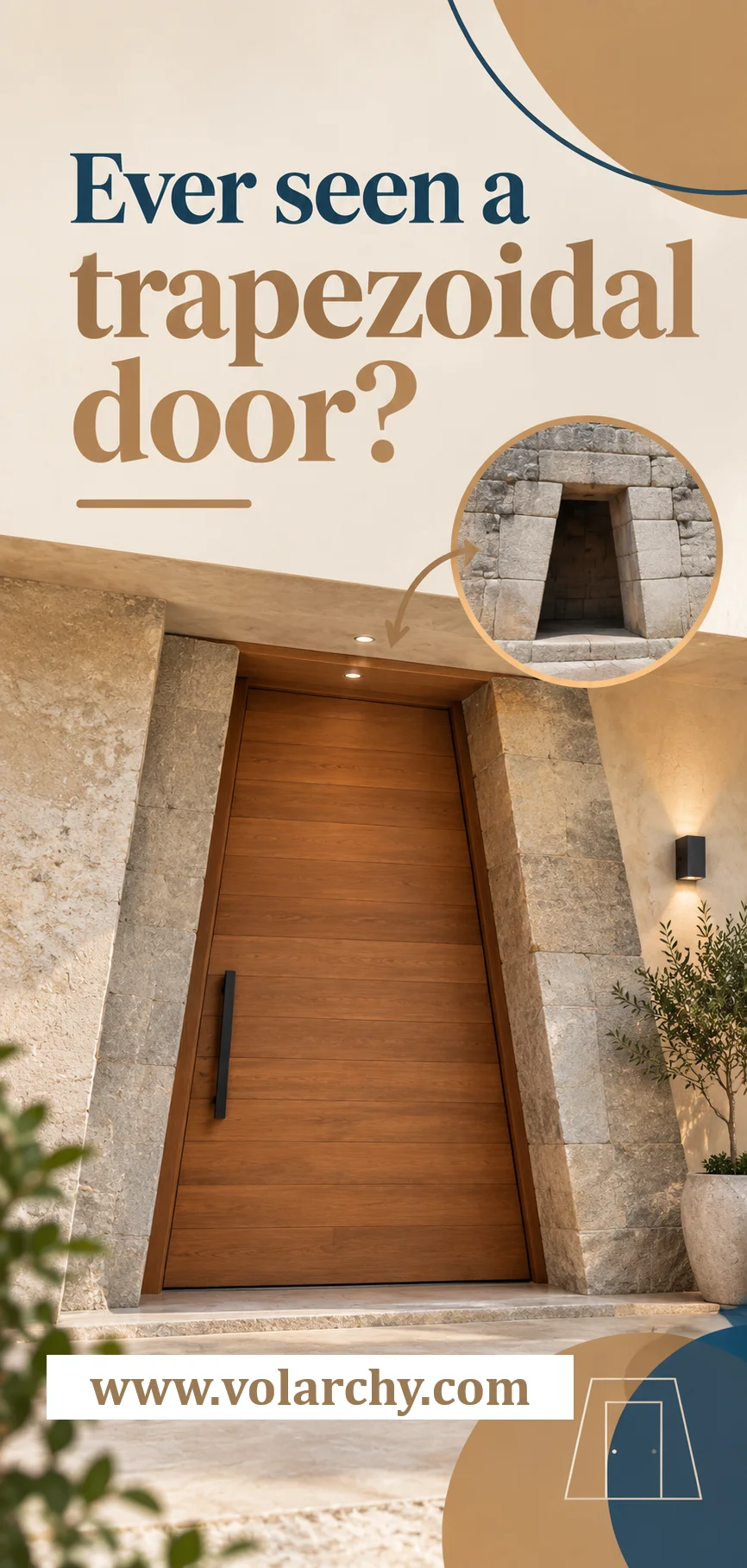 Ever seen a trapezoidal door 1