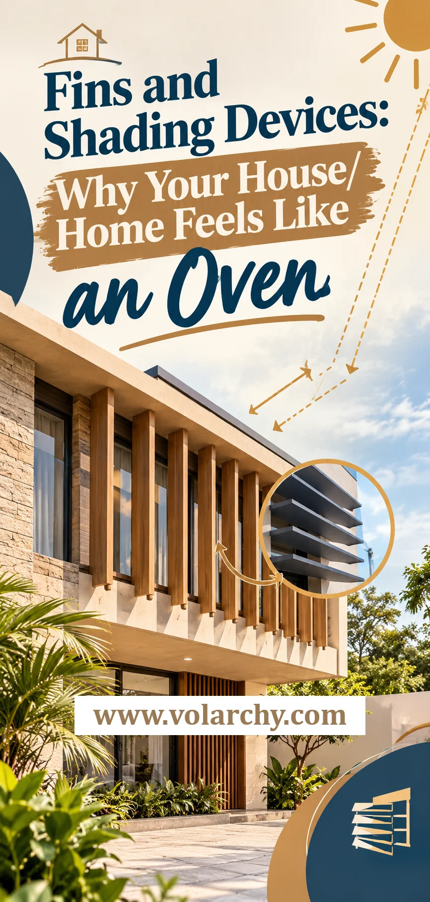 Fins and Shading Devices, Why Your House, Home Feels Like an Oven 1