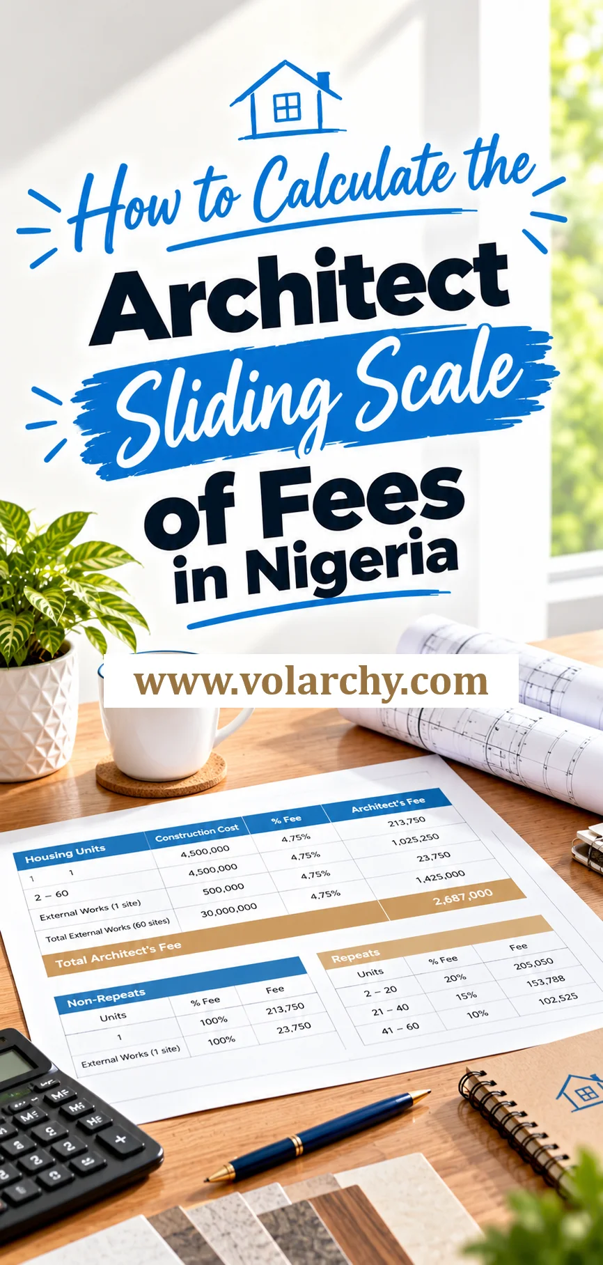 How to Calculate the Architect Sliding Scale of Fees in Nigeria