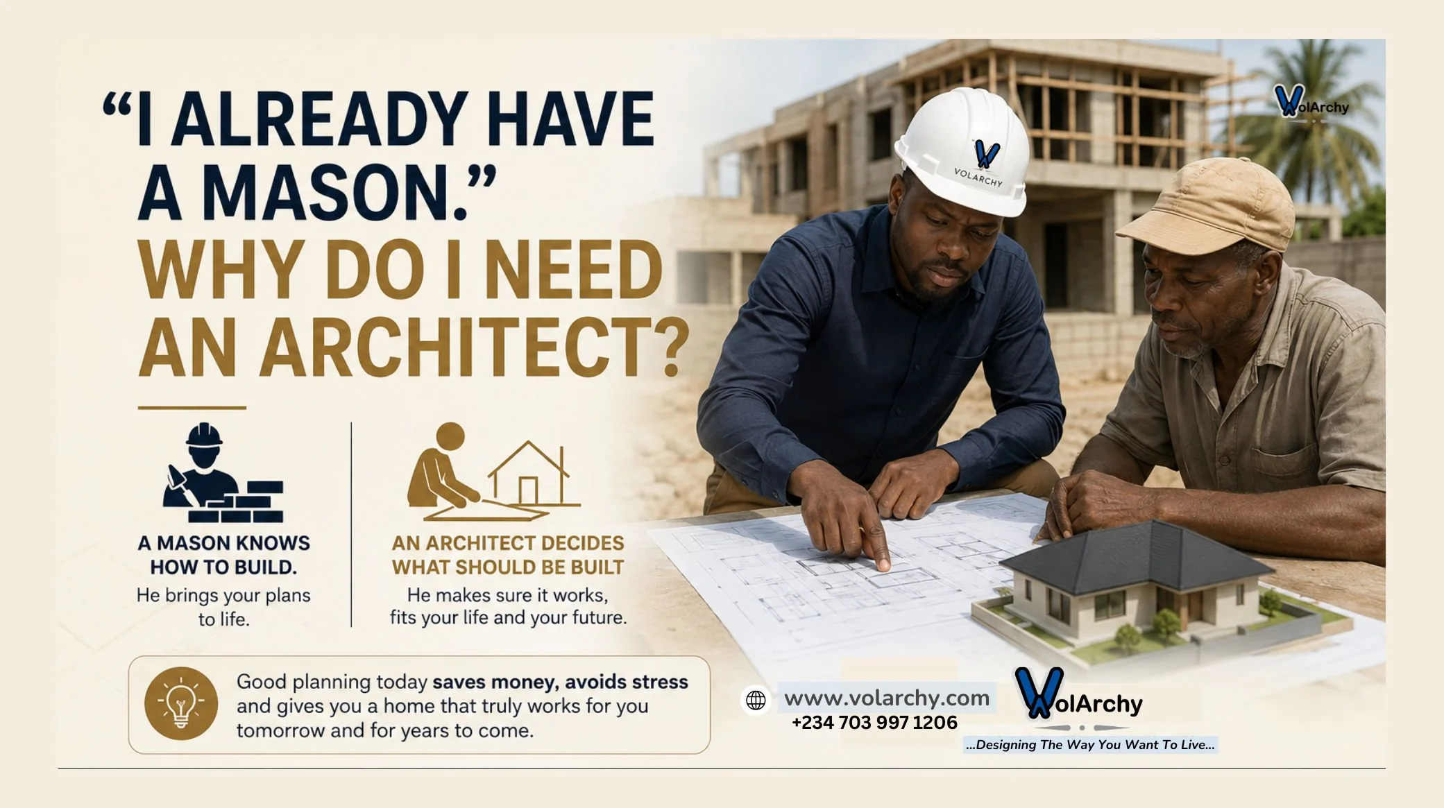 I Already Have a Mason. Why Do I Need an Architect