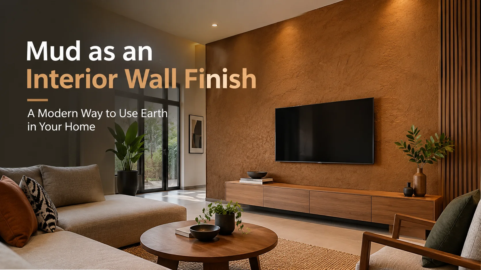 Mud as an Interior Wall Finish