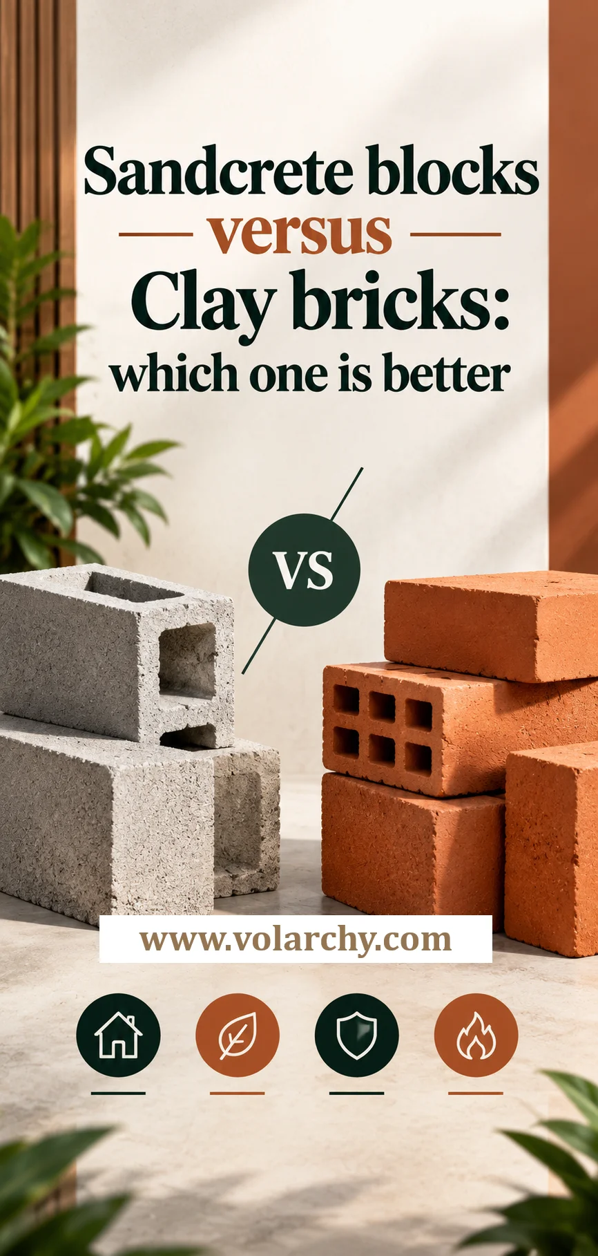 Sandcrete blocks versus Clay bricks, which one is better