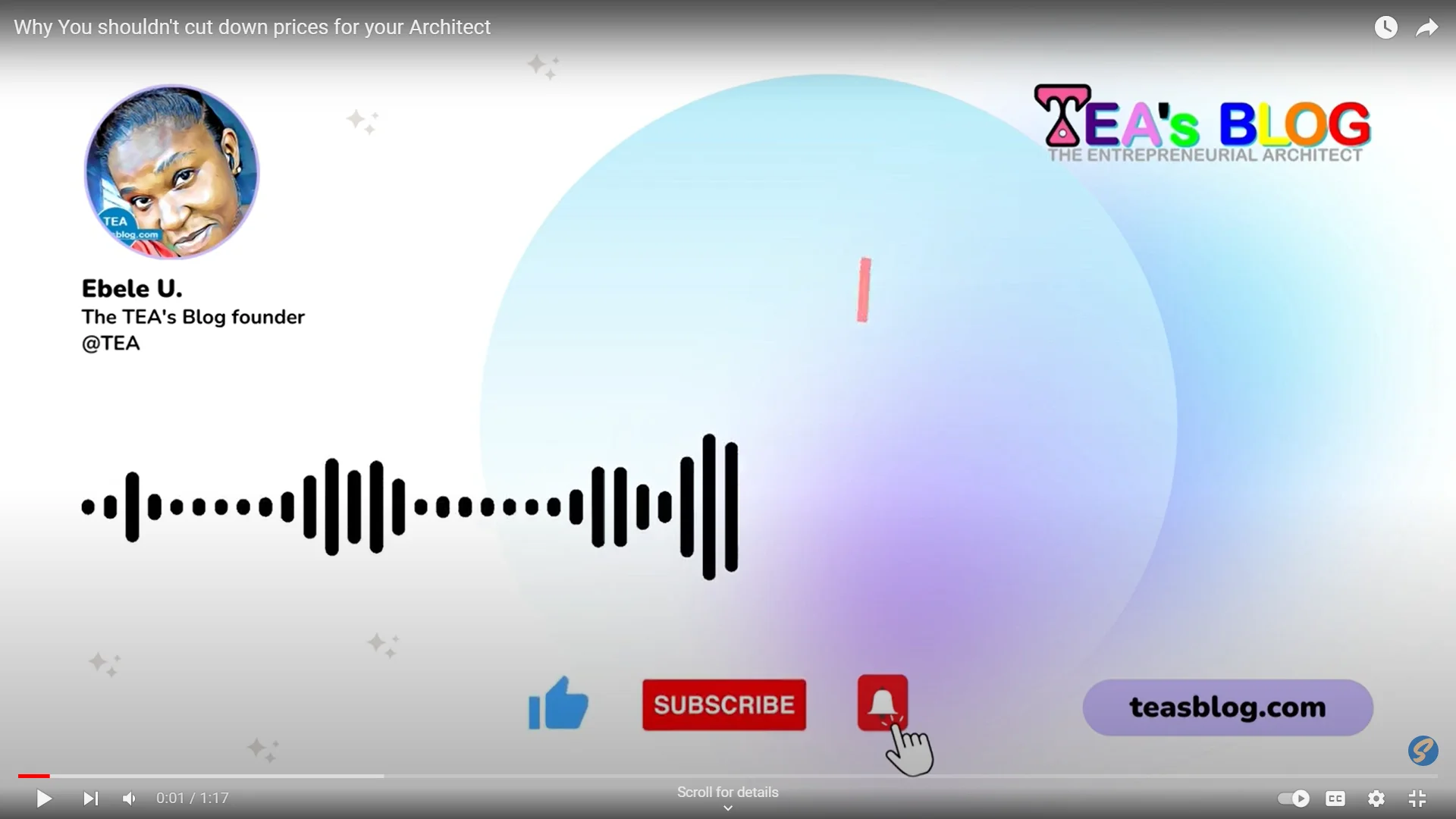 Why You shouldn't cut down prices for your Architect