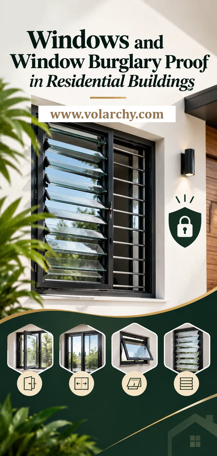 Windows and Window Burglary Proof in Residential Buildings