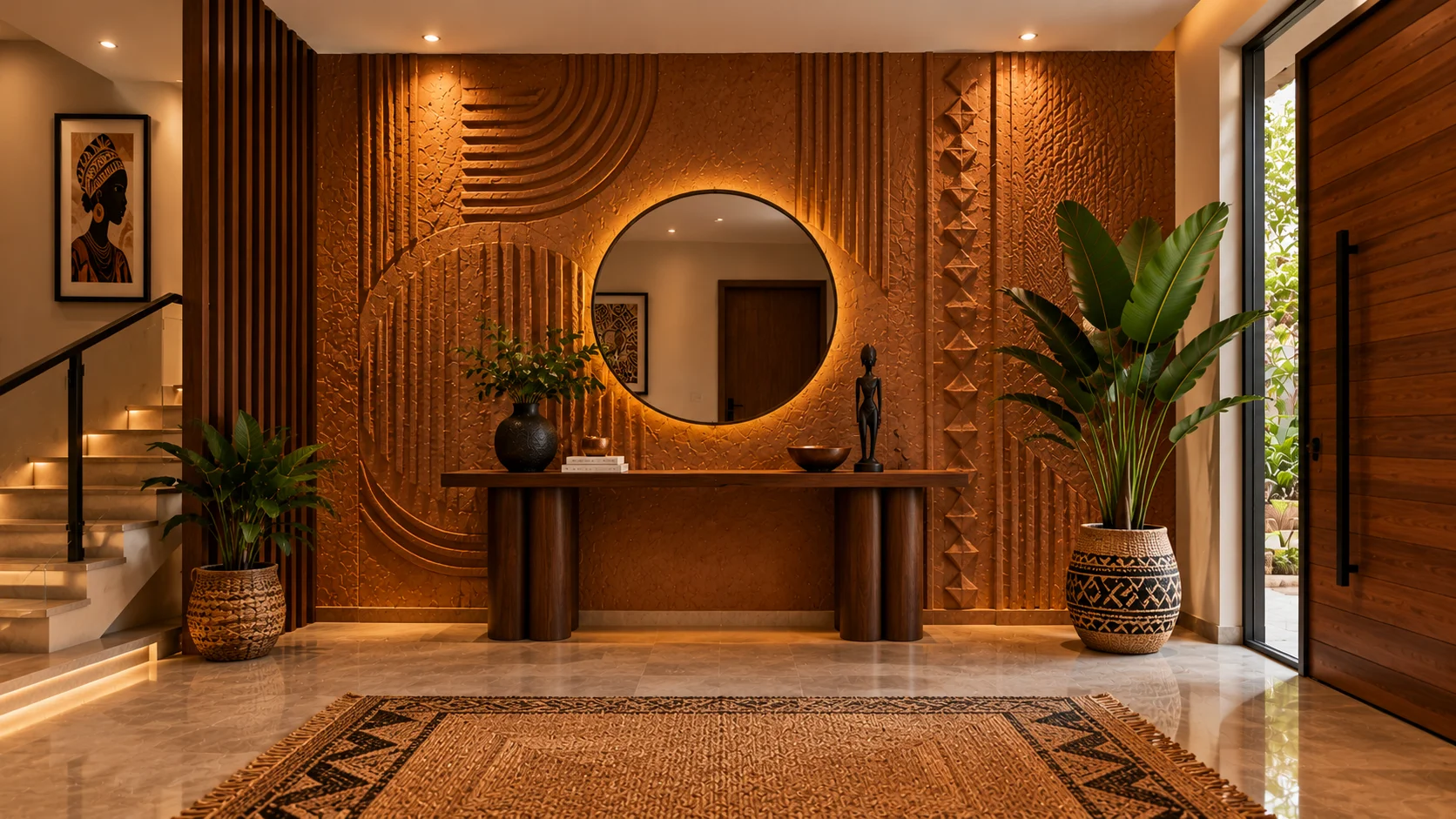 the entrance lobby