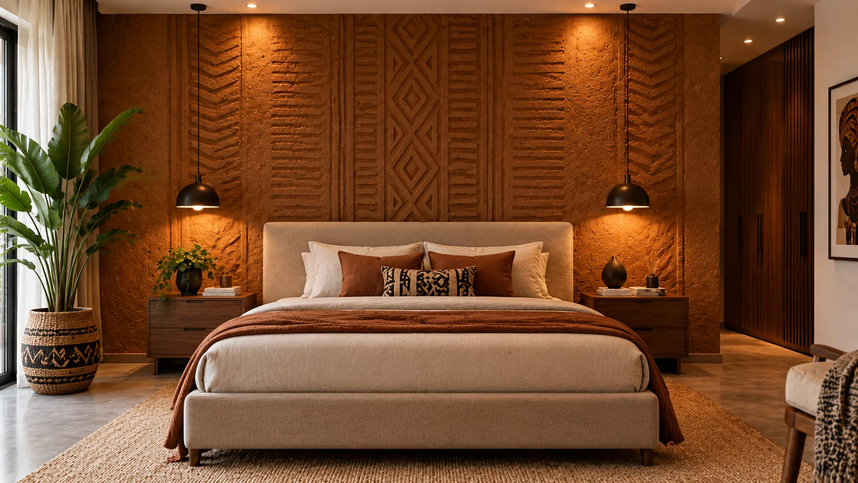your bedroom headboard wall